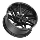 Gear Off-Road 777B Gloss Black Wheel - angled view