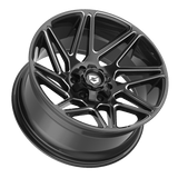 Gear Off-Road 777B Gloss Black Wheel - angled view