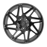 Gear Off-Road 777B Gloss Black Wheel - angled view