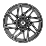 Gear Off-Road 777BM Black Wheel - angled view