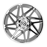 Gear Off-Road 777C Chrome Wheel - angled view