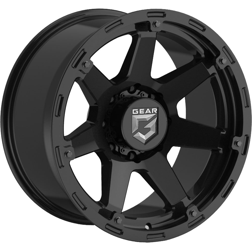Gear Off-Road Barricade Satin Black Wheel