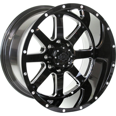 Gear Off-Road Big Block Black Milled Wheel