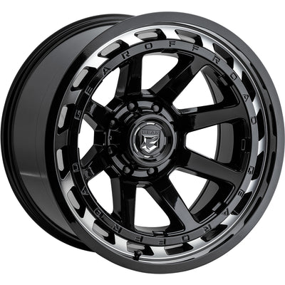 Gear Off-Road Black Hawk Black Machined Wheel