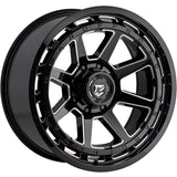 Gear Off-Road Black Hawk Black Milled Wheel
