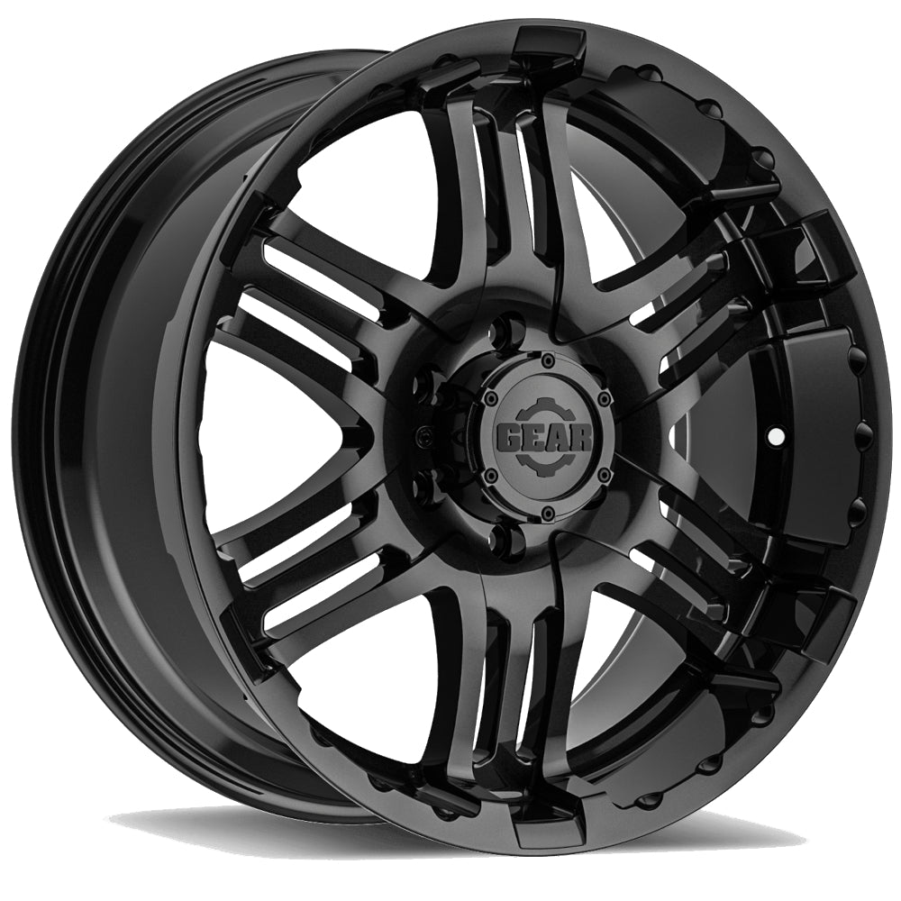 Gear Off-Road Double Pump Gloss Black Wheel