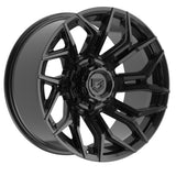 Gear Off-Road Flair Gloss Black Wheel