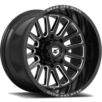 Gear Off-Road Leverage Black Milled Wheel