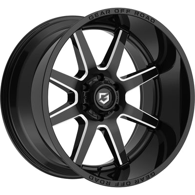 Gear Off-Road Pivot Black Milled Wheel