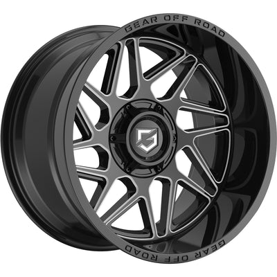 Gear Off-Road Ratio Black Milled Wheel