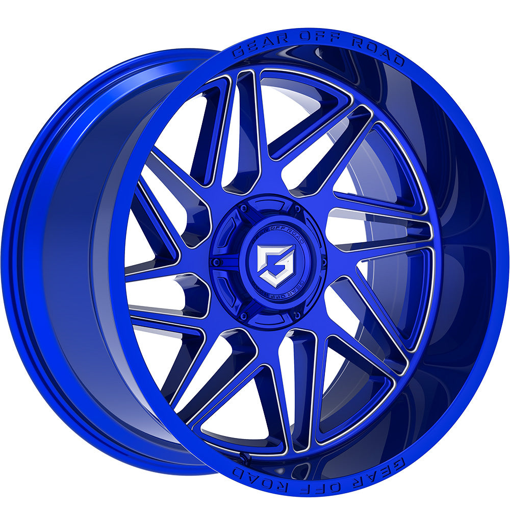 Gear Off-Road Ratio Blue Milled Wheel