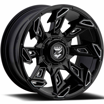 Gear Off-Road Slayer Black Milled Wheel