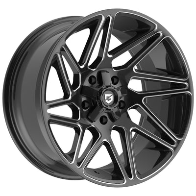 Gear Off-Road Vortex Black Milled Wheel