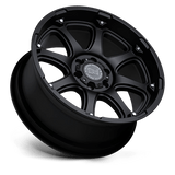 Black Rhino GLAMIS 17x9 0mm Matte Black