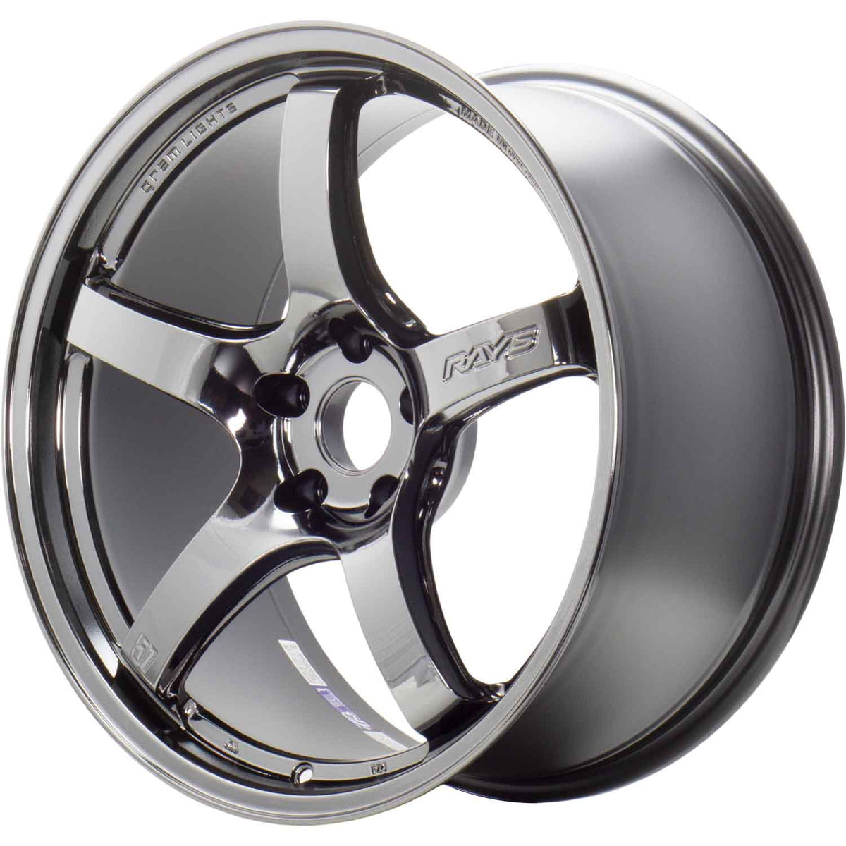 Gram Lights 57CR Black Chrome Wheel