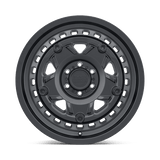 Black Rhino GRANGE 17x8.5 0 Matte Black with Machined Tint Ring   truck wheel