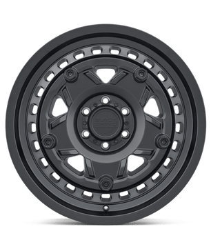 Black Rhino GRANGE 18x9 +12 Matte Black with Machined Tint Ring