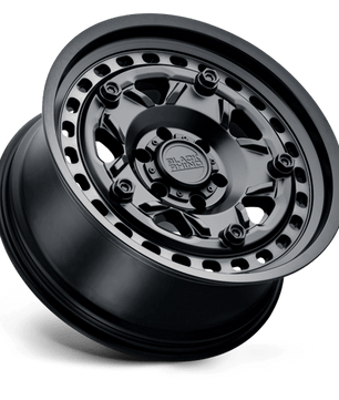 Black Rhino GRANGE 18x9 +12 Matte Black with Machined Tint Ring