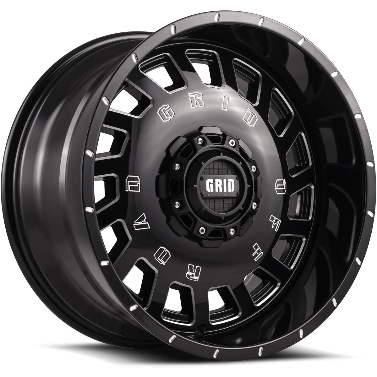 Grid GD03 Black Milled Wheel