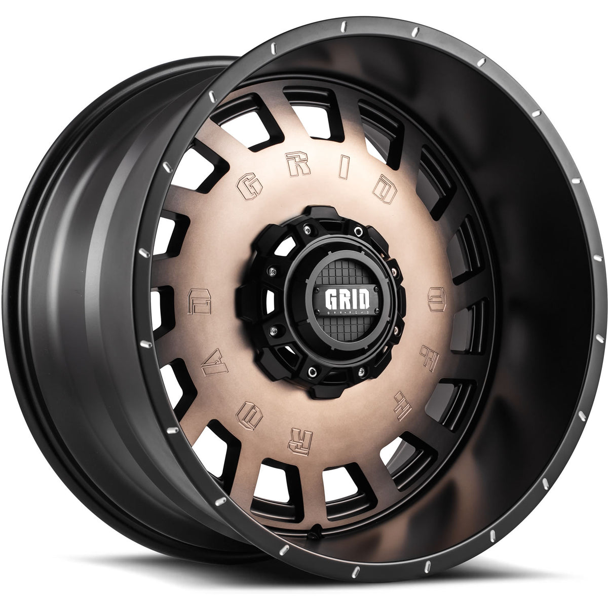 Grid GD03 Black Machined Wheel