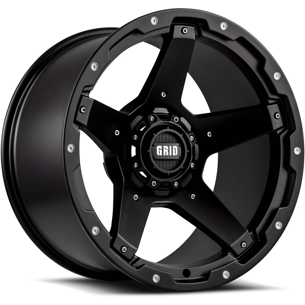 Grid GD04 Matte Black Wheel