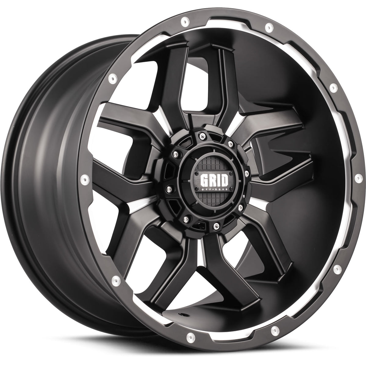Grid GD07 Black Milled Wheel