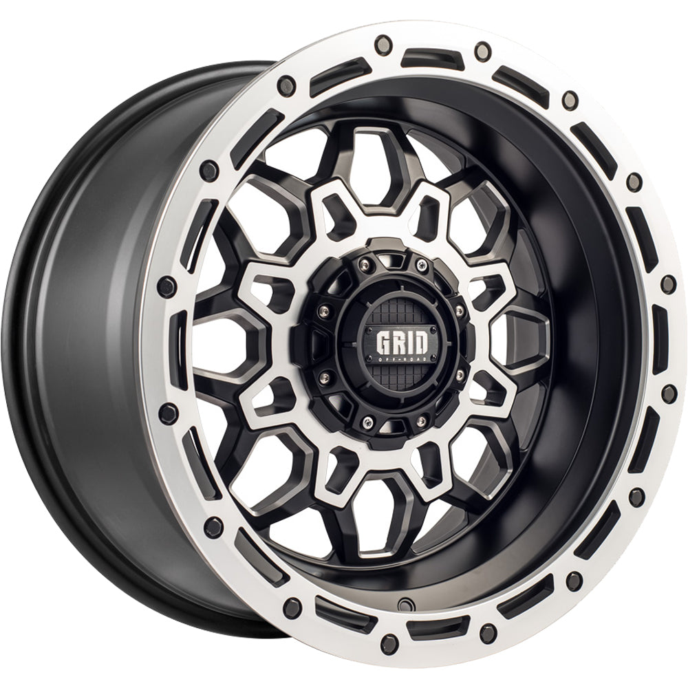Grid GD09 Black Milled Wheel