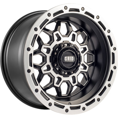 Grid GD09 Black Milled Wheel