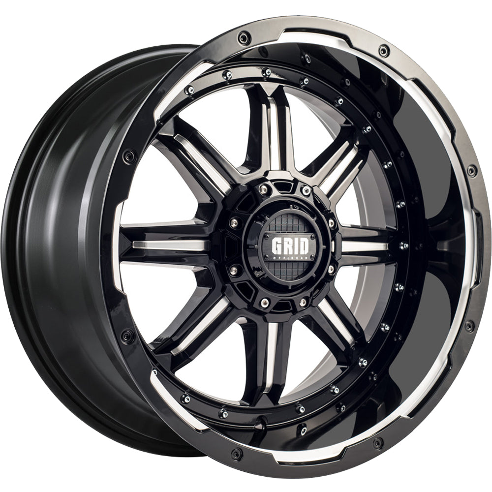 Grid GD10 Black Milled Wheel