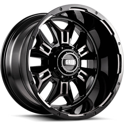 Grid GD11 Black Machined Wheel