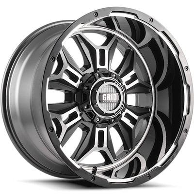 Grid GD11 Anthracite Machined Wheel
