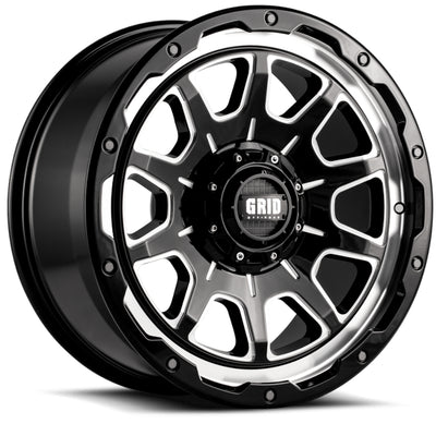 Grid GD15 Black Milled Wheel
