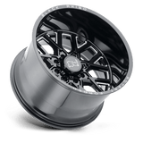Black Rhino GRIMLOCK 20x9.5 +12mm Gloss Black & Milled