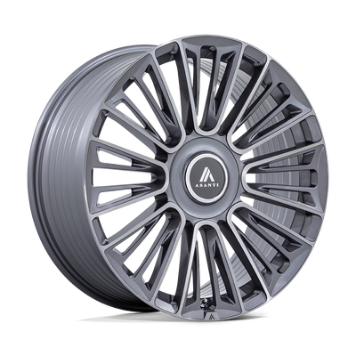 Asanti Black AB049 Gray wheel