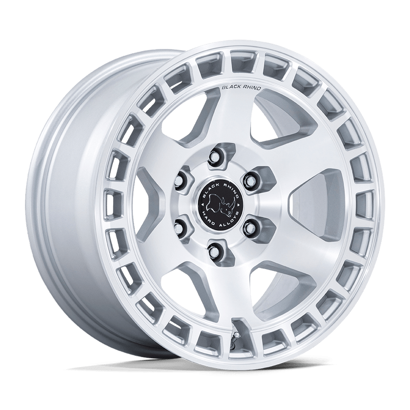 Black Rhino Hard Alloys BR022 BAHARI Silver wheel