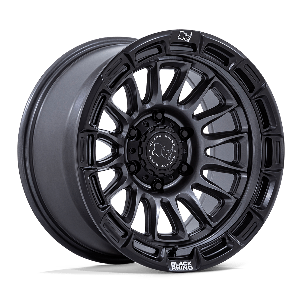 Black Rhino Hard Alloys Rival Gunmetal wheel
