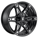 Fuel 1PC D622 DAKAR Black wheel
