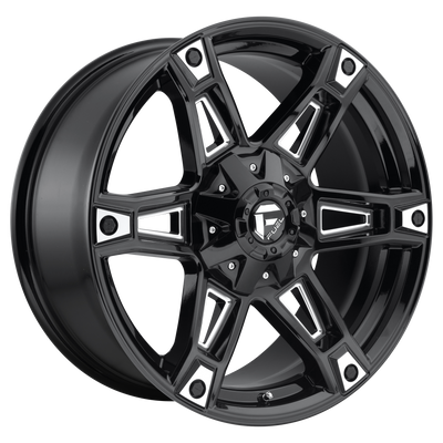 Fuel 1PC D622 DAKAR Black wheel