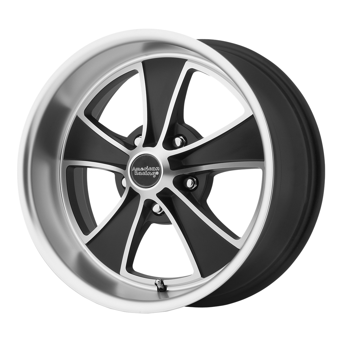 American Racing Vintage VN808 MACH 5 Black wheel