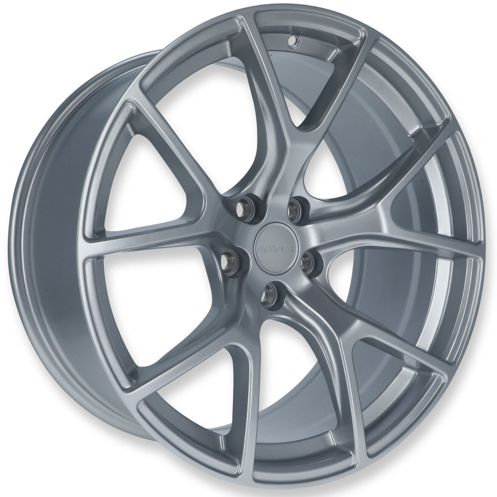 Halibrand Split-Spoke Gloss Silver Wheel