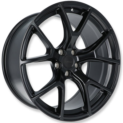 Halibrand Split-Spoke Semi Gloss Black Wheel