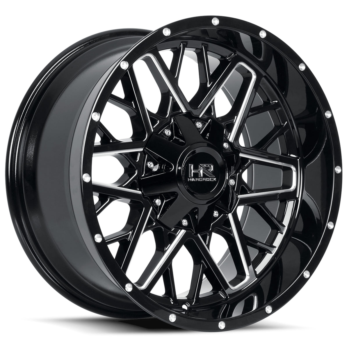 Hardrock Bomber Black Milled Wheel