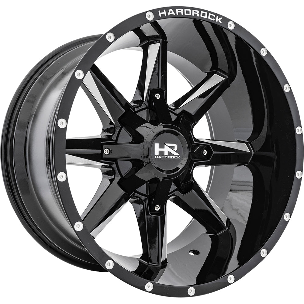 Hardrock Hardcore Black Milled Wheel