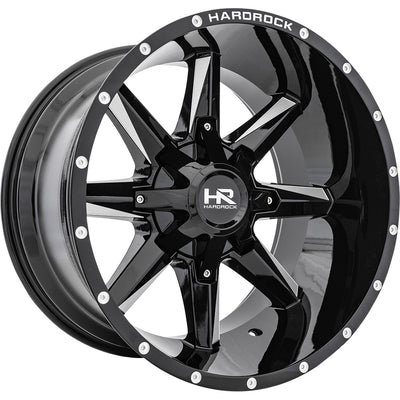 Hardrock Hardcore Black Milled Wheel