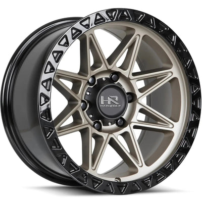 Hardrock Offroad H109 20x10 -19mm Matte Bronze with Black Outer Lip