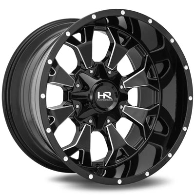 Hardrock Offroad H711 20x10 0mm Gloss Black Milled