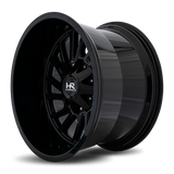Hardrock Offroad Overdrive 20x10 0mm Gloss Black