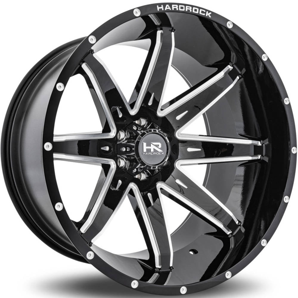 Hardrock PainKiller Xposed Black Milled Wheel