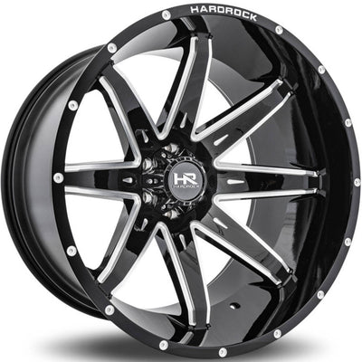 Hardrock PainKiller Xposed Black Milled Wheel