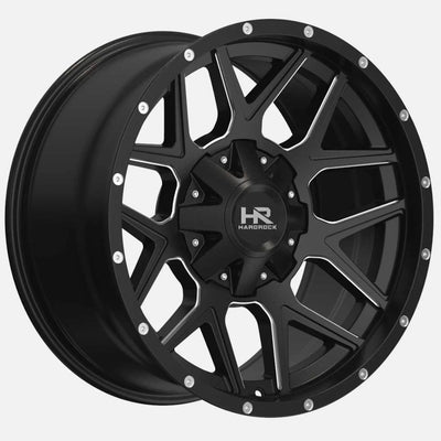 Hardrock Rugged Black Milled Wheel